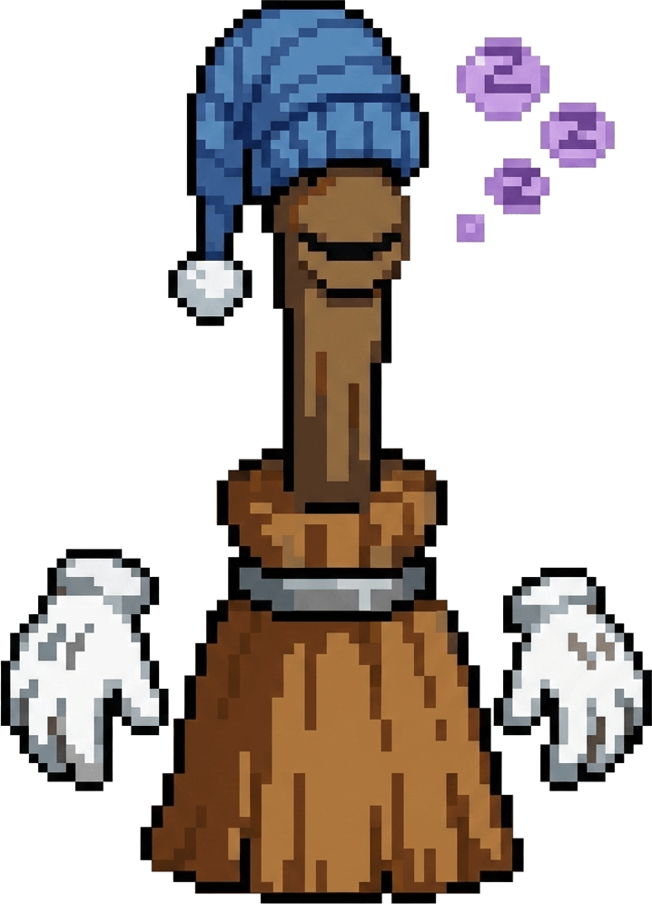 Broomed Mascot